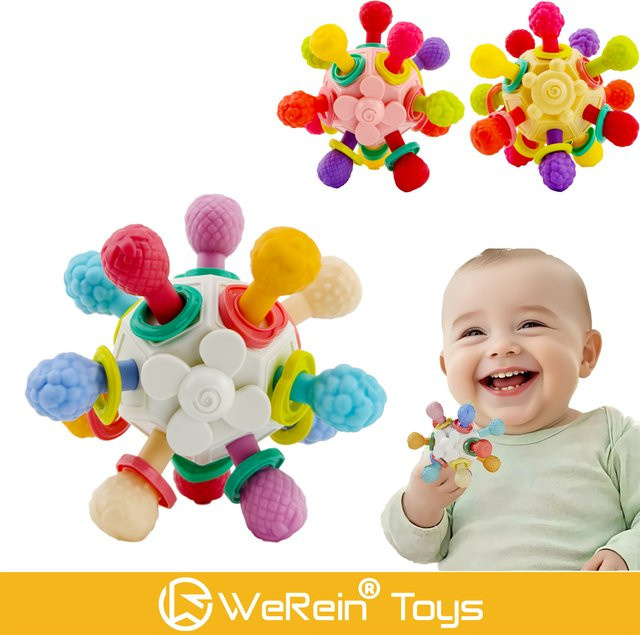 Manhattan Toy Baby Teeth Gel, Plüschtier, mit Silikon, ab 0 Jahre - Bild 1