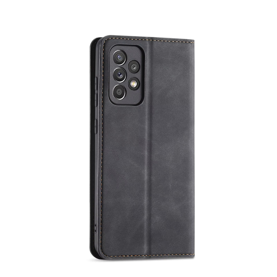 Flip Ledertasche für Samsung Galaxy A-Serie in Schwarz oder Braun als Brieftasche und Schutzhülle - Bild 4