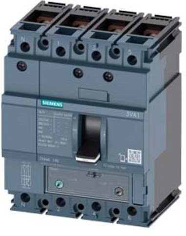 Siemens 3VA1125-3EF42-0AA0 Leistungsschalter in Grau mit einem Einstellbereich von 18 - 25A und einer maximalen Schaltspannung von 690 V/AC - Bild 1