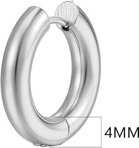 YULIN Creolen Edelstahl, Gold, 16 mm, Damen Herren - Bild 1