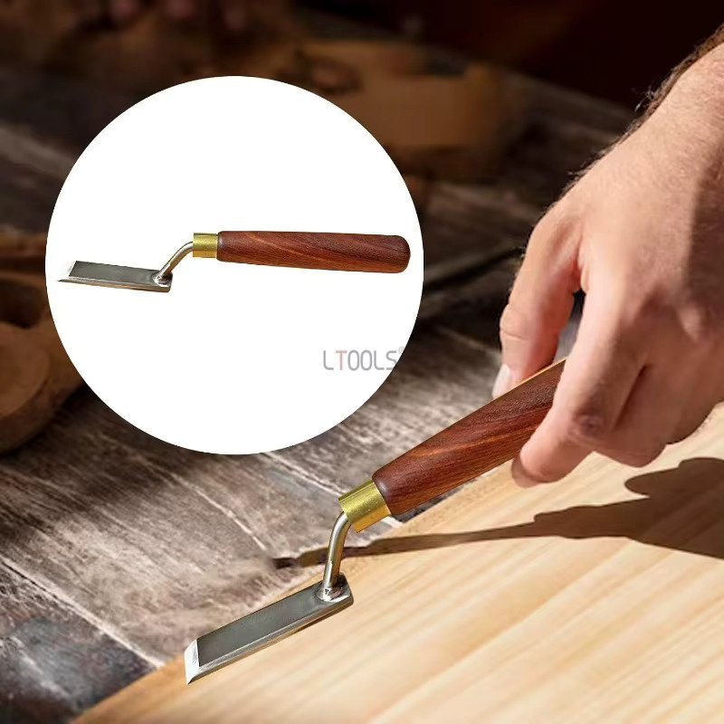 LTOOLS Schwanenhals-Schaufel aus weißem Stahl für Holzschnitt in Weiß - Bild 4