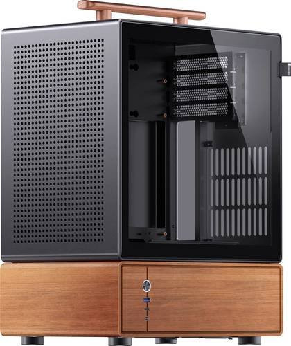 Jonsbo T7 Midi-Tower PC-Gehäuse in Schwarz mit USB-C und USB 3.0 Anschlüssen - Bild 1