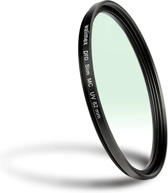 Walimex Pro UV-Filter Slim MC 82mm Schwarz mit Metallfassung - Bild 1