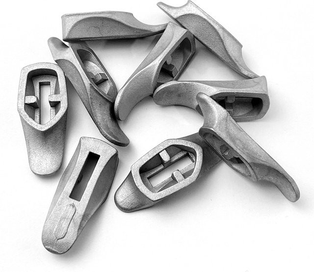 DIY Messergriff Zubehör Knauf mit Fingerpolster in Silber - Bild 1
