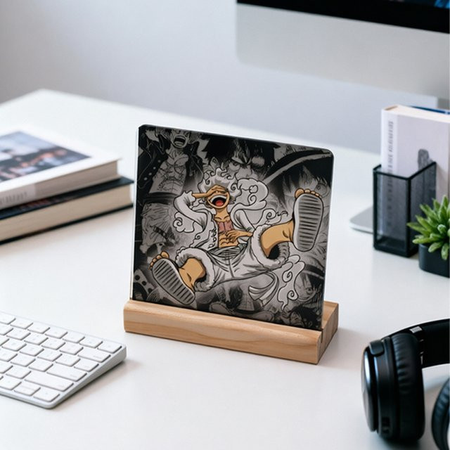 Bandai One Piece Gear 5 Luffy Acryl-Tischdekoration, Desktop-Ornament - Bild 1