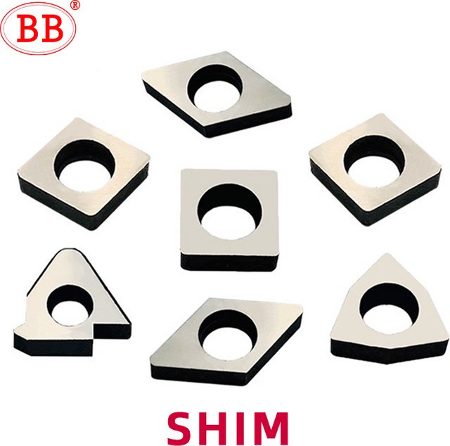 BB Drehhalter Shim Drehmaschine Cutter Einsatz Klemmung 0903 1204 1604 Silber 10 Stück - Bild 1