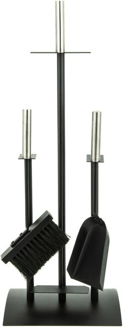 Valo Kaminbesteck-Set Oslo Premium Schwarz 3-tlg. - Bild 1