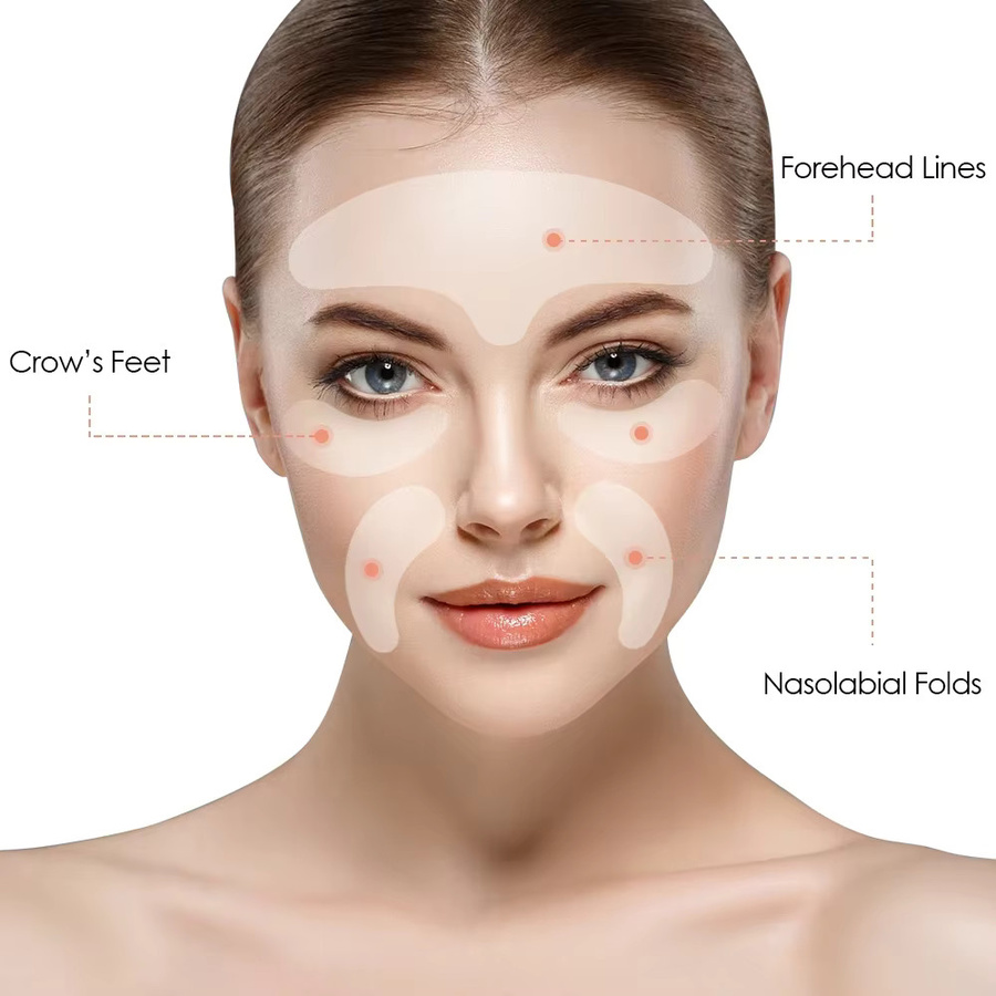 DUTRIEUX Silikon Patches Anti-Wrinkle, 5 Stück, Gesicht und Augen, Unisex - Bild 2