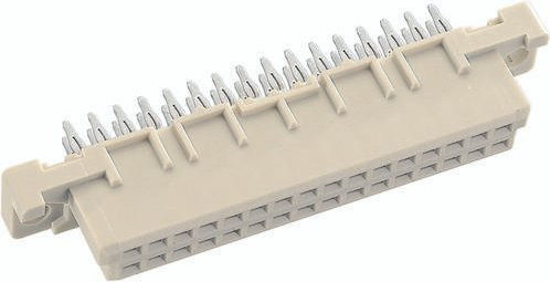 Harting Federleiste 09222326850 aus Messing in Beige mit 2 Reihen - Bild 1