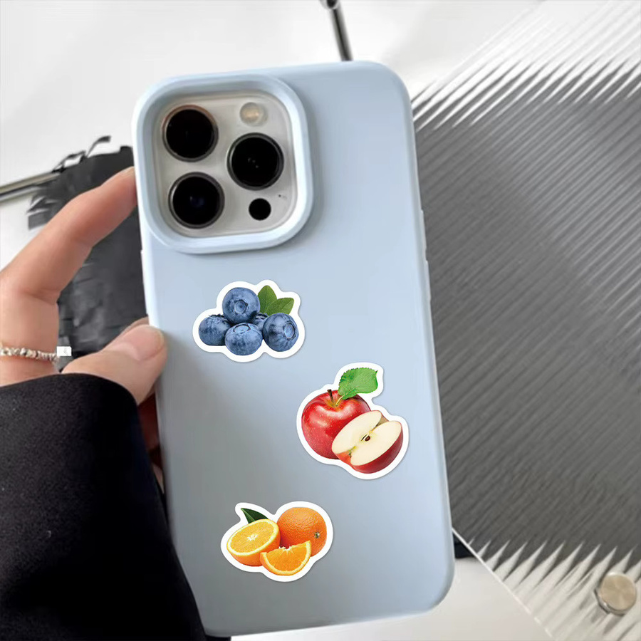 500 Stück Obst-Thema Aufkleber Multicolor aus Papier für Laptop, Tagebuch und Skateboard von RecordingYourLife Store - Bild 4