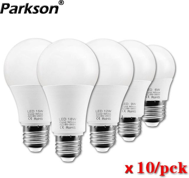 10er Set PARKSON LED Reflektor Lampen E27 Warmweiß - Bild 1