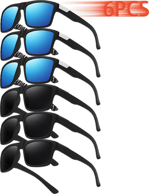 WSZ Sonnenbrille, quadratisch, Vollrand, Kunststoff, multicolour - Bild 1