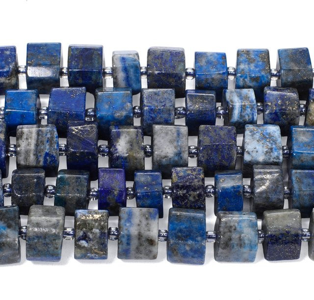 xilitata Natursteinperlen Lapis Lazuli, Rondell, Unisex - Bild 1