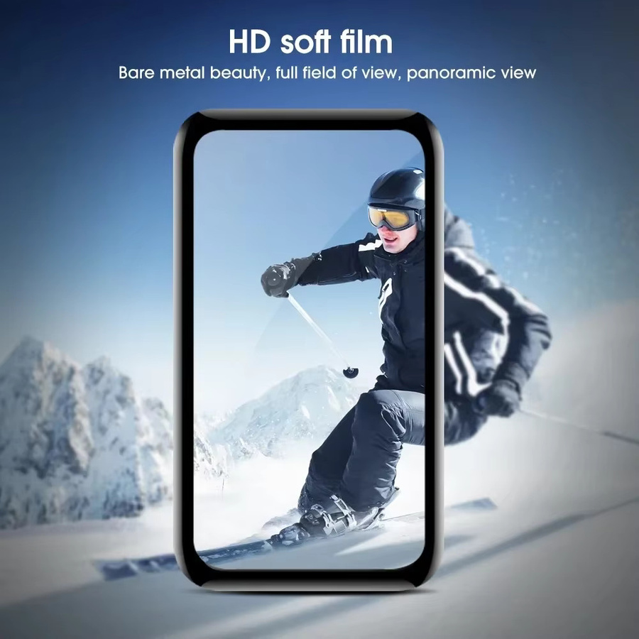 3er-Set TPU 3D Displayschutzfolie für Huawei Band 10 9 8 7 6 Smartwatch transparent - Bild 5