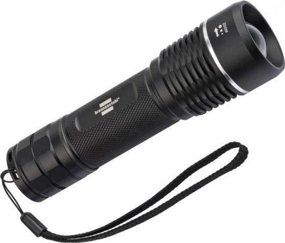 Brennenstuhl LuxPremium TL 1200 AF LED Taschenlampe Schwarz mit 1250lm und Handschlaufe - Bild 2