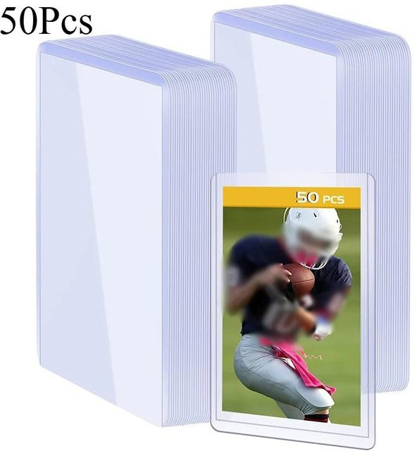 Simplistic Living Home Toploader Spielkarten Schutzhüllen aus hartem Kunststoff, transparent, 3x4 Zoll - Bild 1