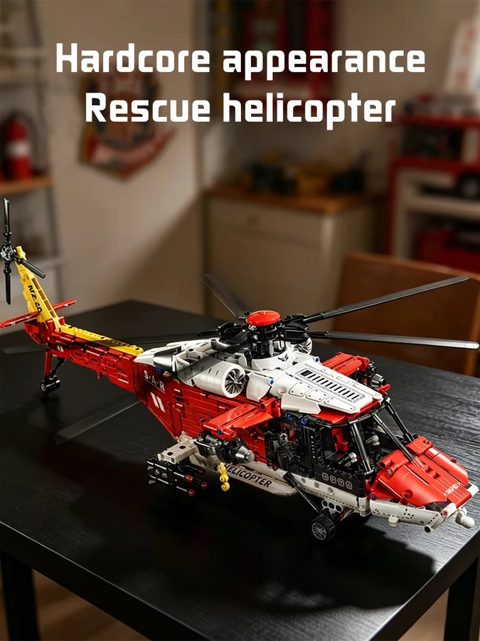 KAVOWORLD Rettungshubschrauber, Bausatz, 1.528 Teile - Bild 4