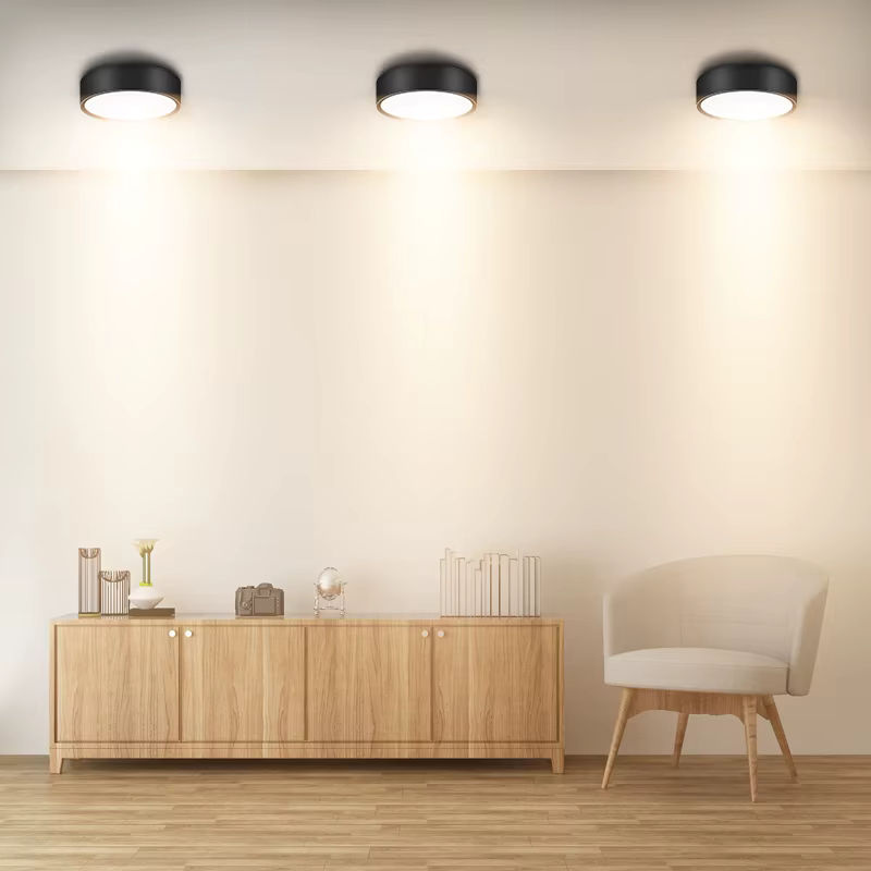 CHENBEN LED Aufputz Downlight Spot für die Renovierung, runde Deckenleuchte 220V, Schwarz oder Weiß - Bild 4