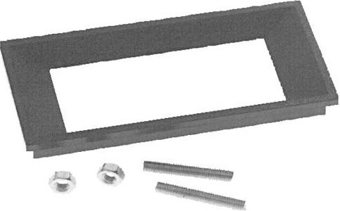 Strapubox AR 3 B Frontrahmen in Grau, L: 59 cm, B: 32 cm, H: 0,7 cm - Bild 1