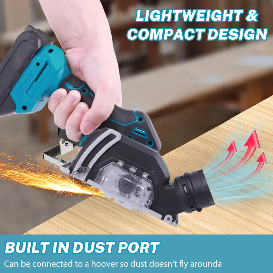 Makita LXT Bürstenlose Akku-Kreissäge in Blau für Holz, Metall und Keramikfliesen - Bild 2