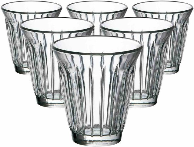 La Rochére Kaffeegläser Zinc transparent 6er Set mit 190 ml Volumen - Bild 1