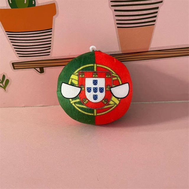 Polandball Plüschtier Australien Italien Korea Countryball, Stoffpuppe, 16cm, ab 14 Jahren - Bild 1