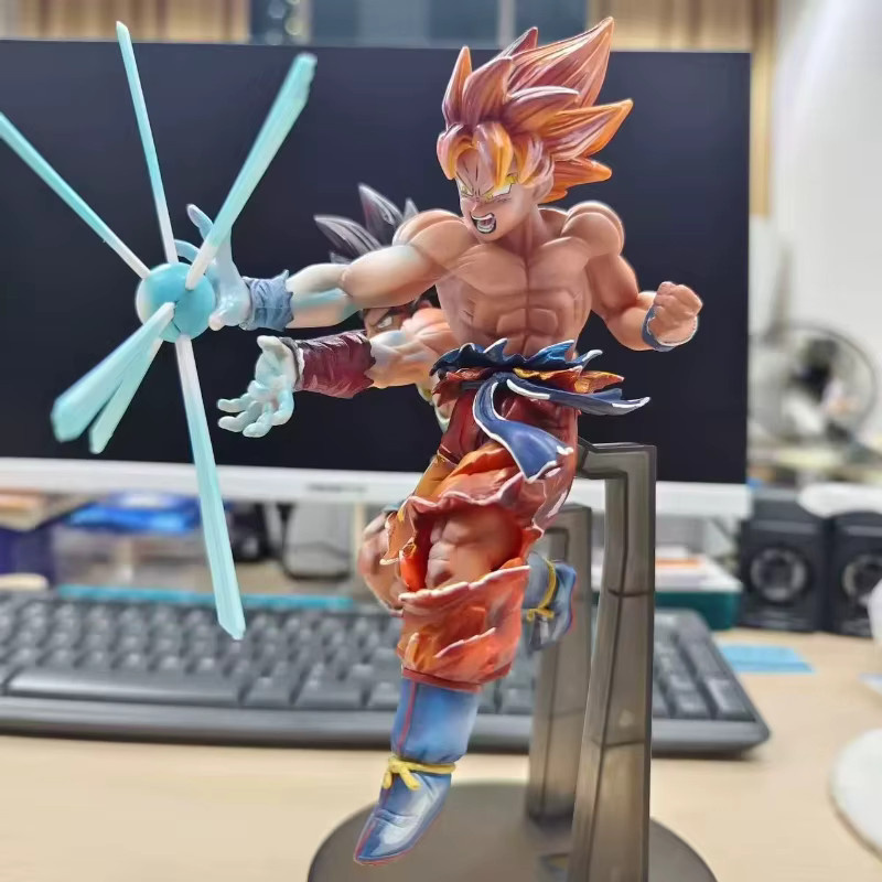 Bandai Dragon Ball Bardock Goku Vater-Sohn Kamehameha Actionfigur, Einzelfigur, Kunststoff, Bunt / Mehrfarbig - Bild 4