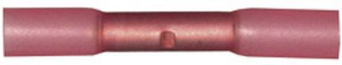 Vogt Verbindungstechnik 3735h Stoßverbinder mit Schrumpfschlauch 0.705mm² 1mm² Vollisoliert Rot - Bild 1
