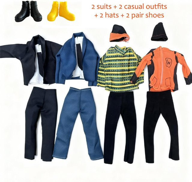 Discover Intime Business-Herrenanzug-Set, 8-teiliges Set, für 30cm männliche Puppen, ab 14 Jahren - Bild 1