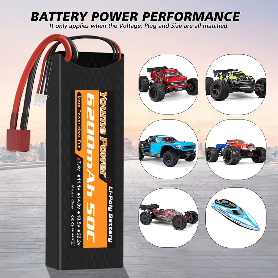 Youme Lipo Batterie, RC Teile, Hard Case - Bild 2