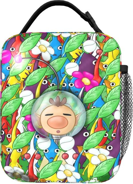 Isolierte Lunchtasche Pikmin Videospiele von Fancy Style Studio, Mehrfarbig, Tragbare Thermotasche für Picknick und Strand - Bild 1