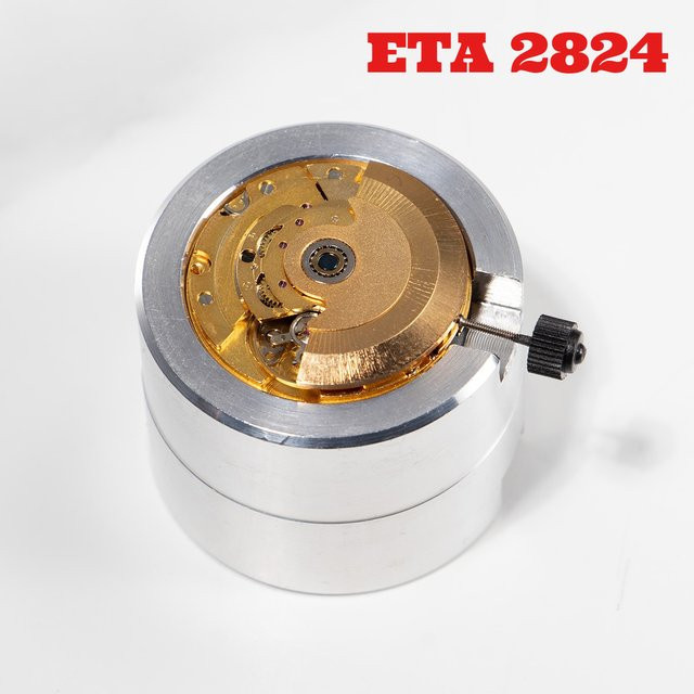 CHIICSMART Automatisches mechanisches Uhrwerk ETA 2824, Gold/Silber - Bild 1