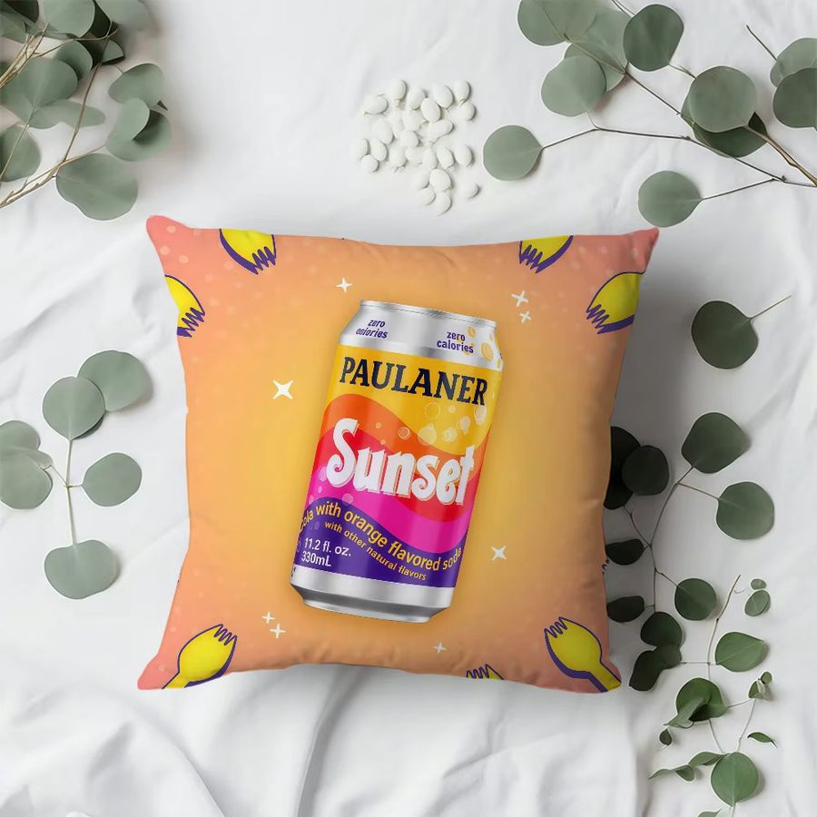 Paulaner Spezi Kissenbezug Multicolor, weicher und bequemer doppelseitiger Druck für Sofa, Auto oder Büro - Bild 5