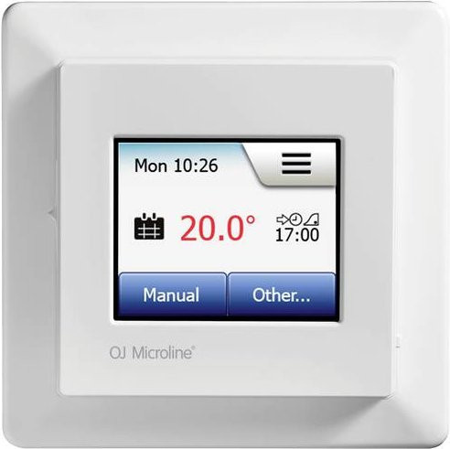 OJ Electronics Elektronisches Thermostat OCD5-E mit Display in Weiß - Bild 1