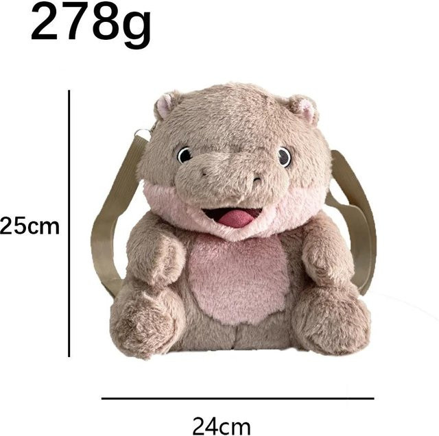 Yiran toy Nilpferd, Plüschpuppe, ab 14 Jahre, Braun, für Jungen - Bild 1
