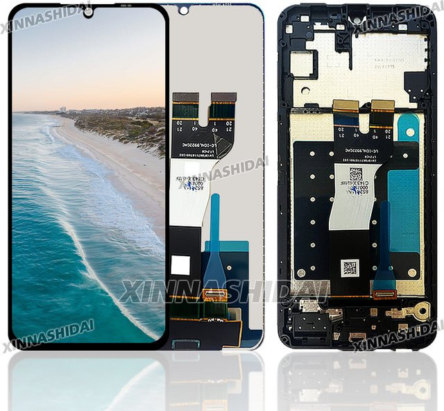 Samsung Galaxy A05S LCD-Display mit Touchscreen-Digitizer und Rahmen-Baugruppe in Schwarz - Bild 1