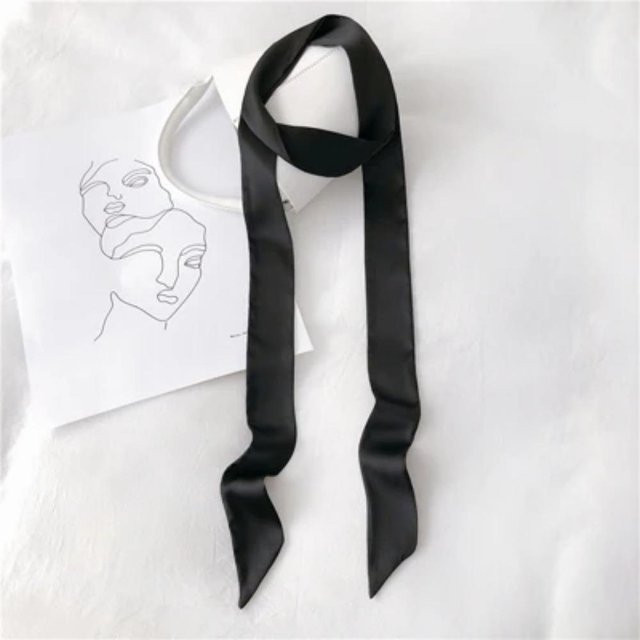 RUNMEI Schal, Chiffon Seide, rot, Damen - Bild 1
