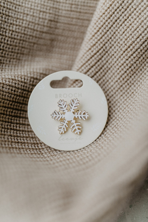 Leevje Brosche Snowflake - Bild 2