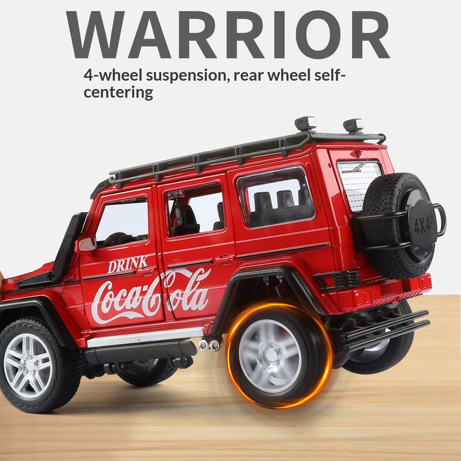 Maisto G63 Coke Version, Automodell, 1:24 Maßstab, mit Licht und Sound, ab 6 Jahren - Bild 4