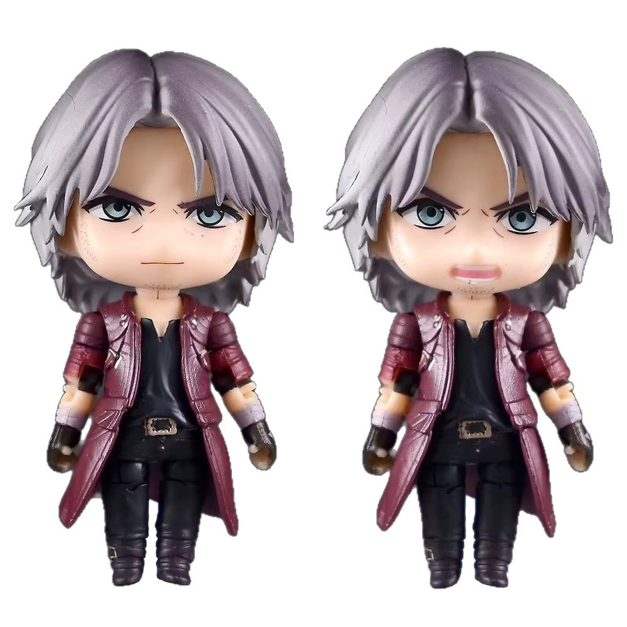 Bandai Devil Series Dante Nendoroid 1233 Q Version Face Swap PVC-Figur, mit beweglichen Gelenken - Bild 2