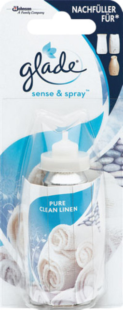 Glade Sense & Spray Nachfüllung Pure Clean Linen, 18 ml, Weiß - Bild 1