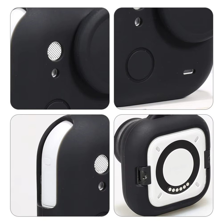 Insta360 Silikon-Schutzhülle in Schwarz mit Handschlaufe und Objektivschutz für die GO Daumenkamera - Bild 2