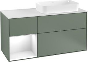 V&B Waschtischunterschrank Finion in Lackoptik, Breite: 120 cm, Tiefe: 50,1 cm, Höhe: 50,1 cm - Bild 1