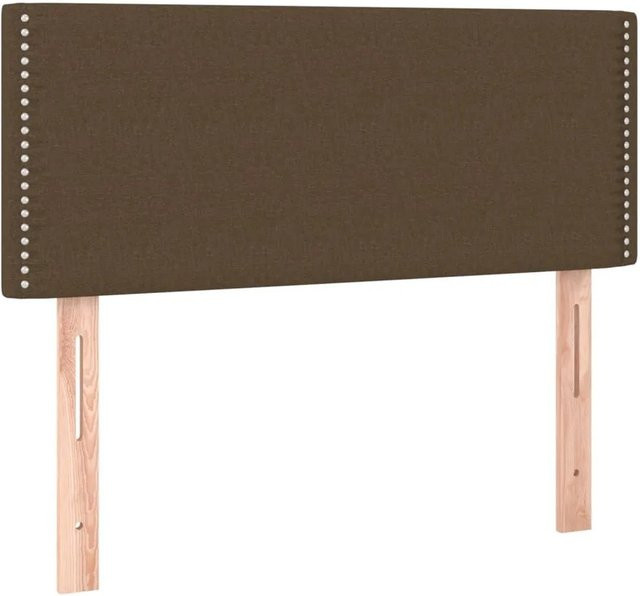 vidaXL Kopfteil Polsterteil in Dunkelbraun mit Stoffbezug, Breite: 100 cm, Tiefe: 5 cm, Höhe: 78-88 cm - Bild 1