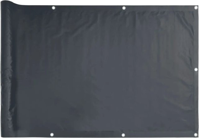 vidaXL Balkon-Sichtschutz aus Oxford-Gewebe in Anthrazit, B/H: 300 x 90 cm - Bild 1