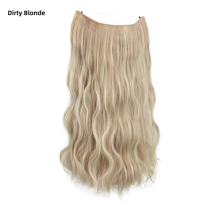 SARLA Clip-in-Haarverlängerungen Synthetische Welle, Blond, Damen - Bild 7