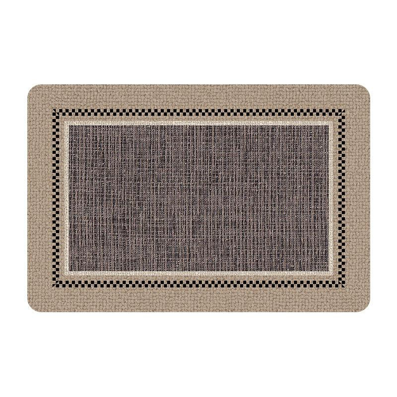 Yiran Furniture Badezimmer-Bodenmatte modern und rutschfest, grau, B/B: 40 x 60 cm - Bild 1