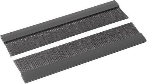 Hager MES-B03 Bürste aus Kunststoff in Schwarz, IP40, H: 4,5 cm, L: 29,8 cm - Bild 1