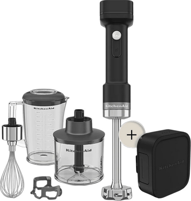 KitchenAid Go Kabelloser Stabmixer 5KHBRV75BM in Schwarz - Bild 1