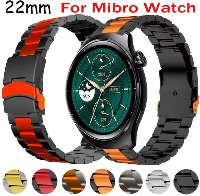 Mibro Uhrenarmband Edelstahl, 22mm, Unisex - Bild 1